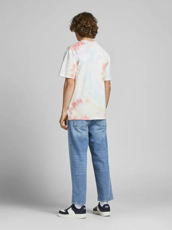 Tshirts JACK and JONES Mens PRIDE TSHIRT White Cloud Dancer Gift Ideas
