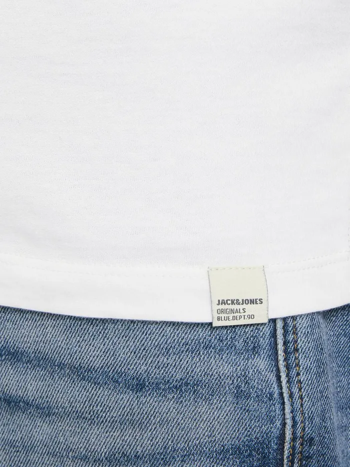 Tshirts JACK and JONES Mens REGULAR FIT BLOCK STRIPE TSHIRT Green Sea Spray Gift Ideas