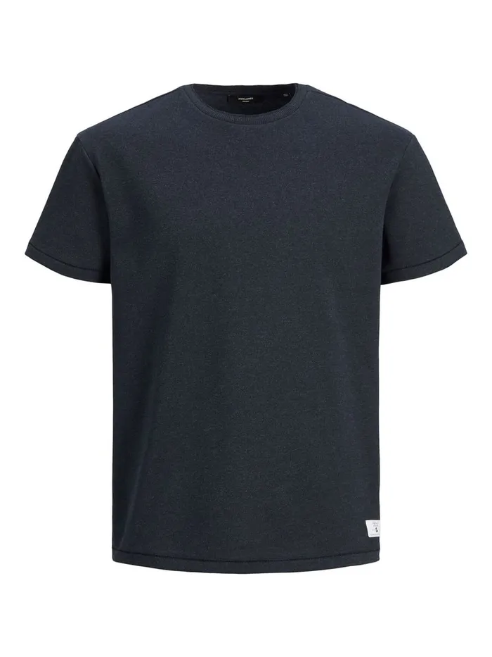 Tshirts JACK and JONES Mens RELAXED FIT LOOPBACK TSHIRT Blue Ombre Blue For Sale