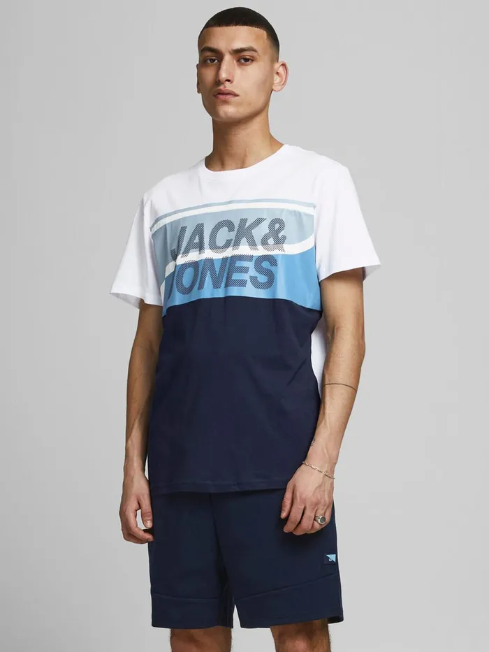 Tshirts JACK and JONES Mens SLIM FIT CREW NECK TSHIRT Blue Navy Blazer Gift 4 You Tshirts JACK and JONES Mens SLIM FIT CREW NECK TSHIRT Blue Navy Blazer Gift 4 You