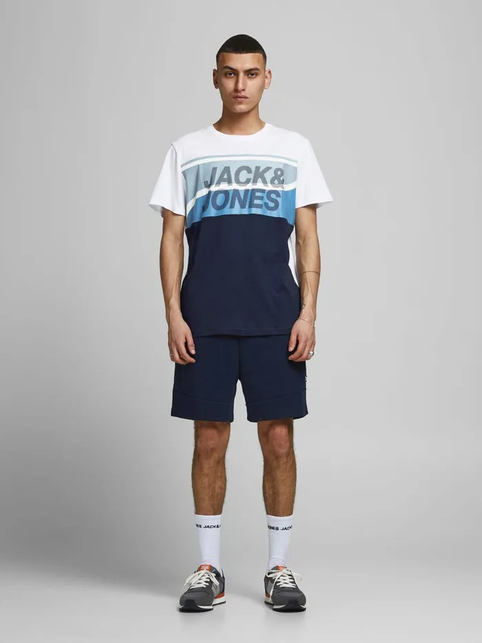 Tshirts JACK and JONES Mens SLIM FIT CREW NECK TSHIRT Blue Navy Blazer Gift 4 You