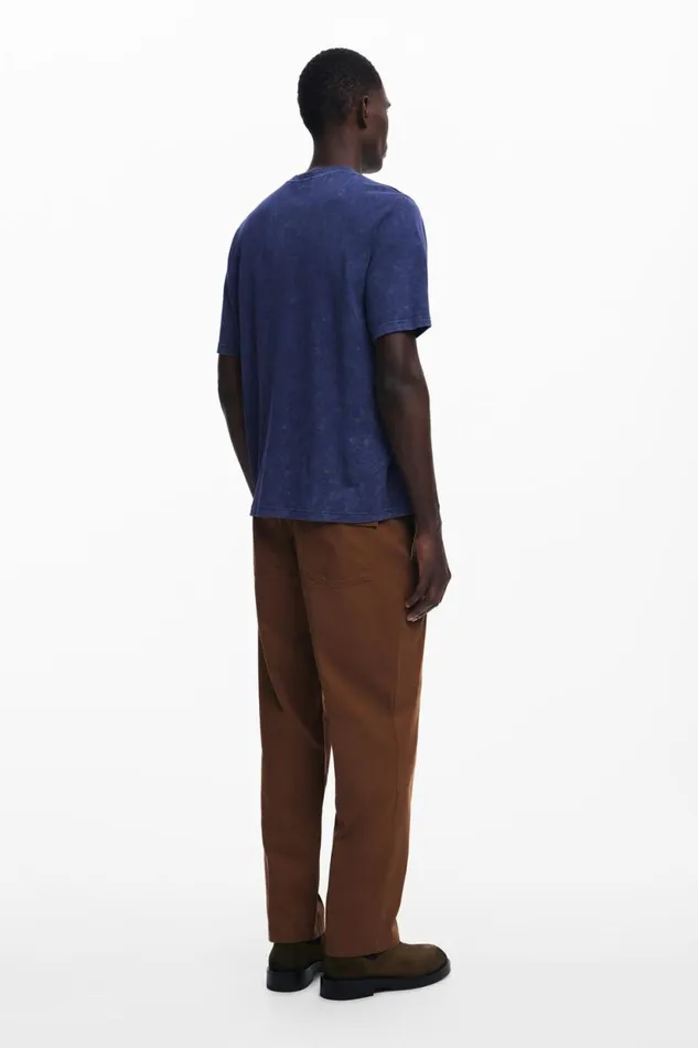 Tshirts Men Desigual Tshirt Blue
