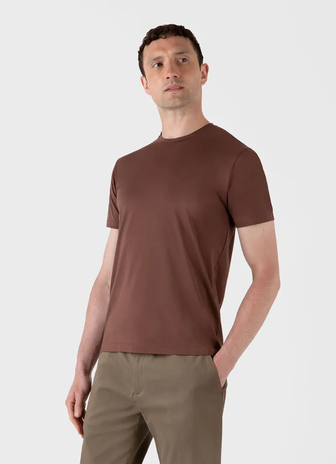 Tshirts Riviera Midweight Tshirt Cocoa Brown 8211 ussunspel Men Tshirts Riviera Midweight Tshirt Cocoa Brown 8211 ussunspel Men