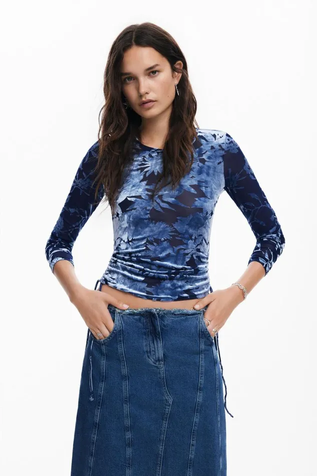 TShirts Women Desigual Tshirt Blue
