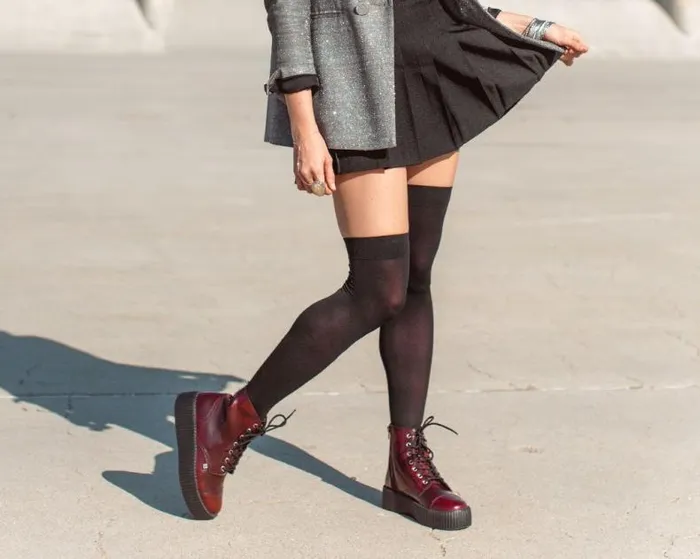 TUK Shoes Boots Men Burgundy Rub Off TUKskin 7Eye Boot TUK Shoes Boots Men Burgundy Rub Off TUKskin 7Eye Boot