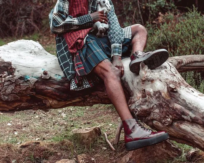 TUK Shoes Boots Men Burgundy Rub Off TUKskin 7Eye Boot TUK Shoes Boots Men Burgundy Rub Off TUKskin 7Eye Boot
