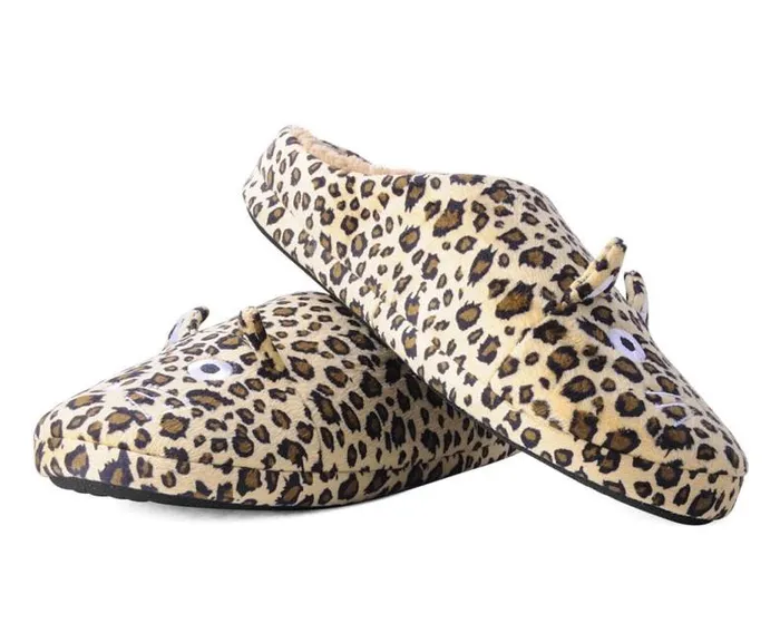 TUK Shoes Slippers Women Tan Leopard Kitty Slipper TUK Shoes Slippers Women Tan Leopard Kitty Slipper