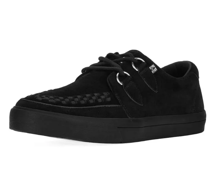 TUK Shoes Sneakers Men Black Suede DRing Sneaker