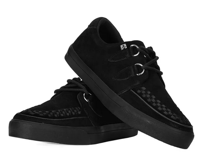 TUK Shoes Sneakers Men Black Suede DRing Sneaker TUK Shoes Sneakers Men Black Suede DRing Sneaker