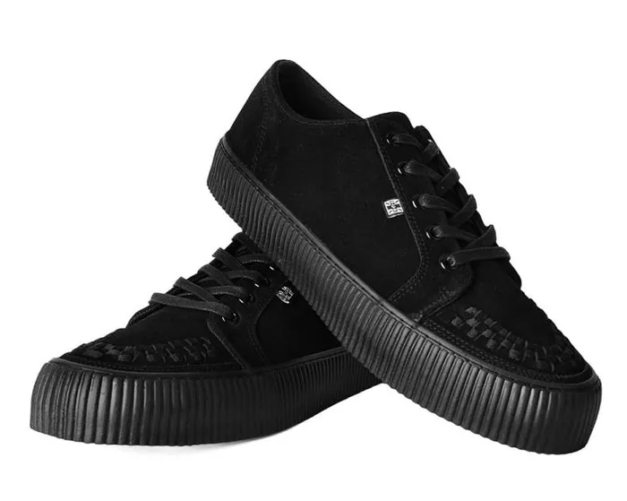 TUK Shoes Sneakers Men Black Suede LaceUp Creeper Sneaker TUK Shoes Sneakers Men Black Suede LaceUp Creeper Sneaker