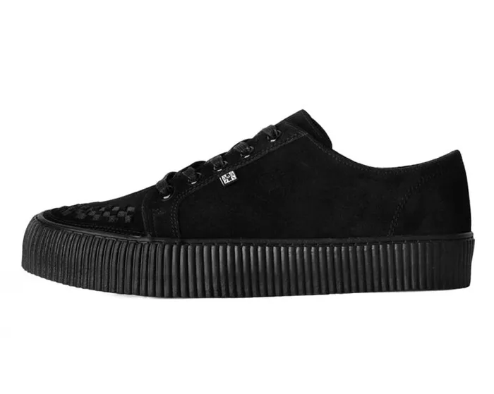 TUK Shoes Sneakers Men Black Suede LaceUp Creeper Sneaker TUK Shoes Sneakers Men Black Suede LaceUp Creeper Sneaker