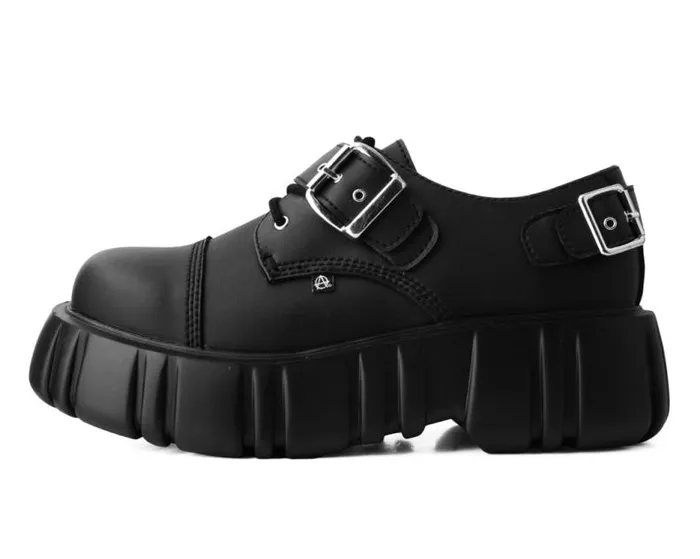 TUK Shoes Vegan Men Black TUKskin 2Buckle Anarchic Airship Gibson TUK Shoes Vegan Men Black TUKskin 2Buckle Anarchic Airship Gibson