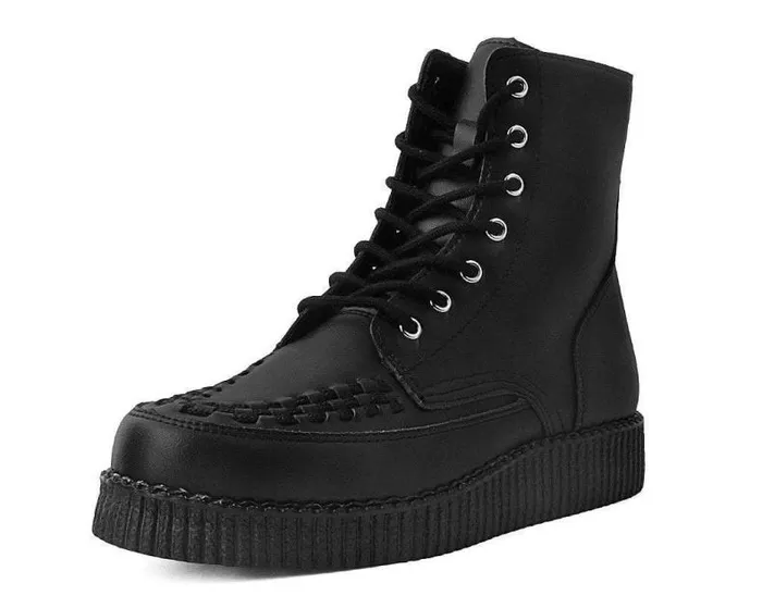 TUK Shoes Vegan Men Black Vegan TUKskin 7Eye Viva Low Boot