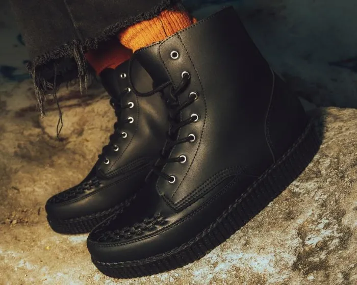 TUK Shoes Vegan Men Black Vegan TUKskin 7Eye Viva Low Boot TUK Shoes Vegan Men Black Vegan TUKskin 7Eye Viva Low Boot