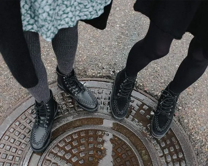TUK Shoes Vegan Men Black Vegan TUKskin 7Eye Viva Low Boot TUK Shoes Vegan Men Black Vegan TUKskin 7Eye Viva Low Boot