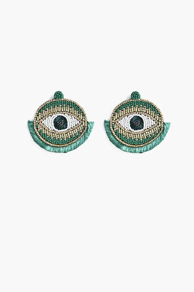 Tahitian Evil Eye Earrings Earrings America and Beyond Women