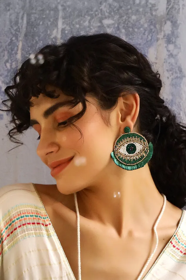 Tahitian Evil Eye Earrings Earrings America and Beyond Women