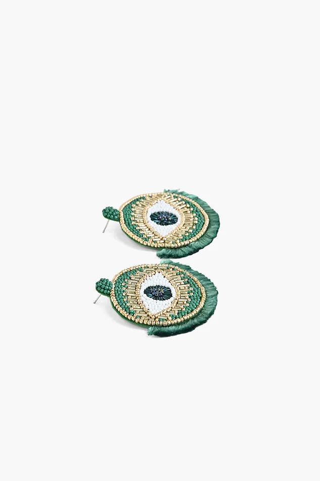 Tahitian Evil Eye Earrings Earrings America and Beyond Women
