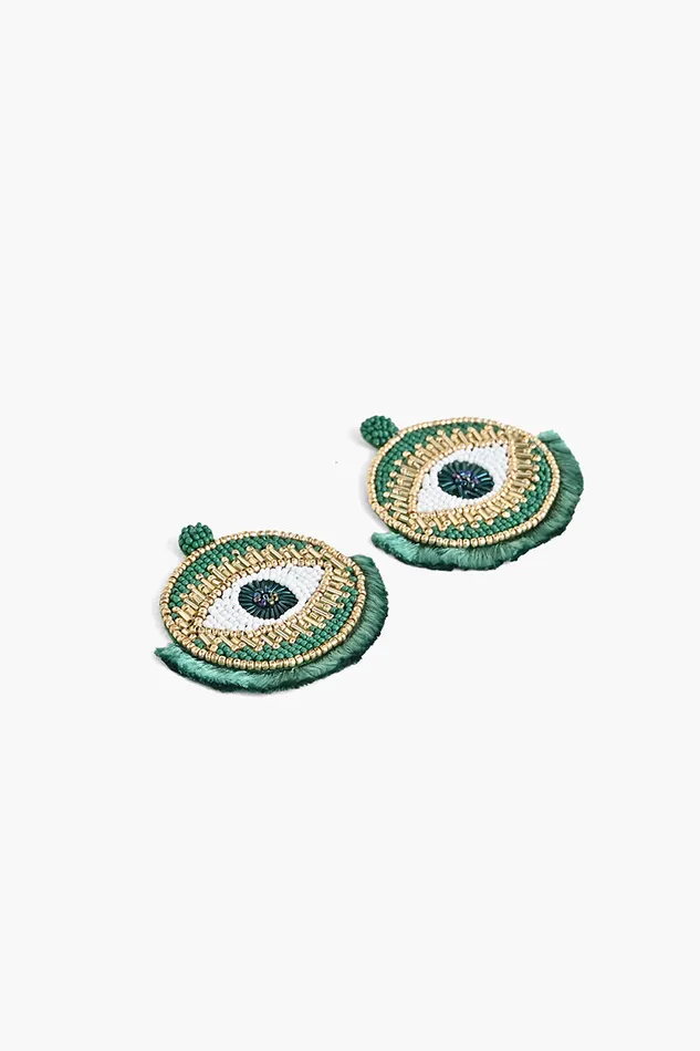 Tahitian Evil Eye Earrings Earrings America and Beyond Women