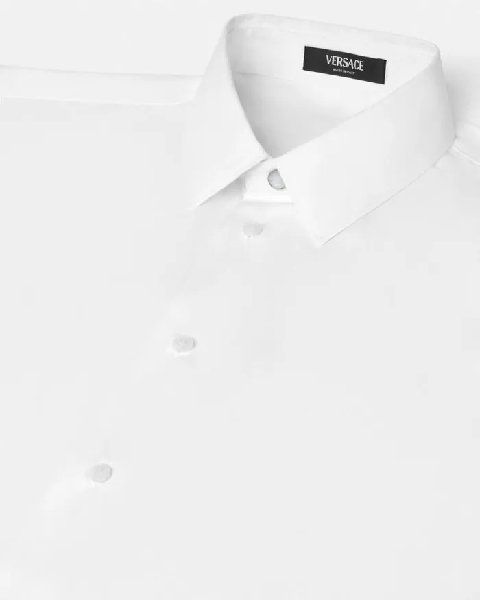 Tailored Shirt White Men Versace Shirts