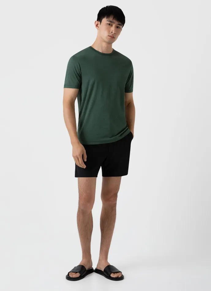 Tailored Swim Shorts Black Men SUNSPEL Swimwear