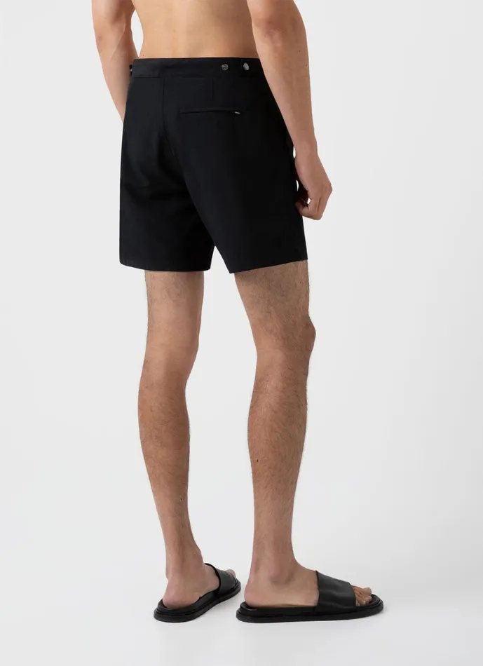 Tailored Swim Shorts Black Men SUNSPEL Swimwear