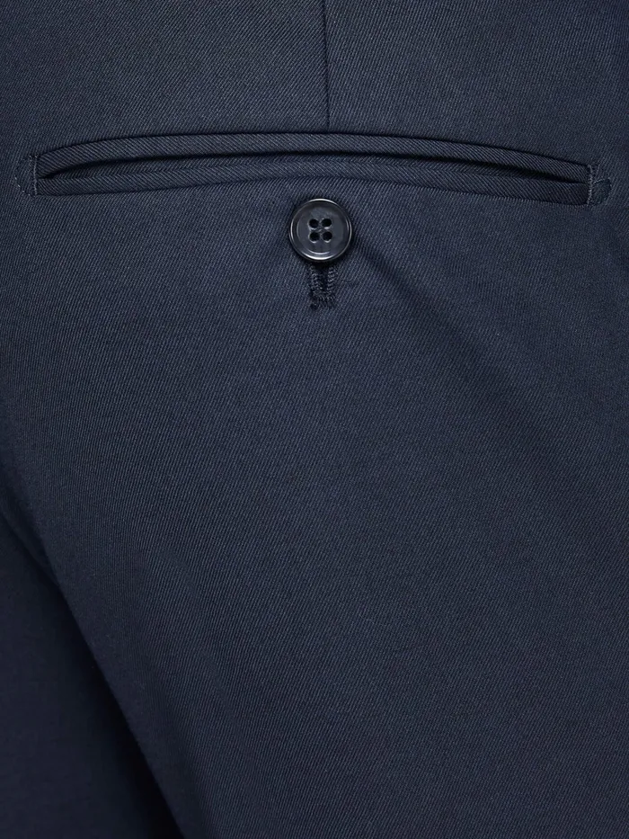 Tailoring JACK and JONES Mens CLASSIC SLIM FIT SUIT PANTS Blue Dark Navy For Sale