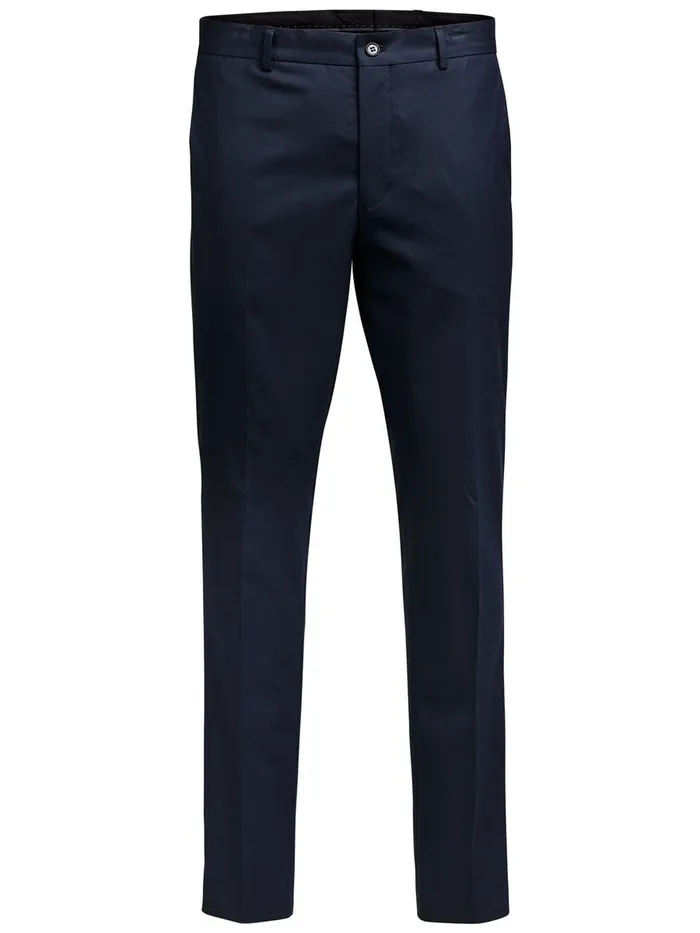 Tailoring JACK and JONES Mens CLASSIC SLIM FIT SUIT PANTS Blue Dark Navy For Sale