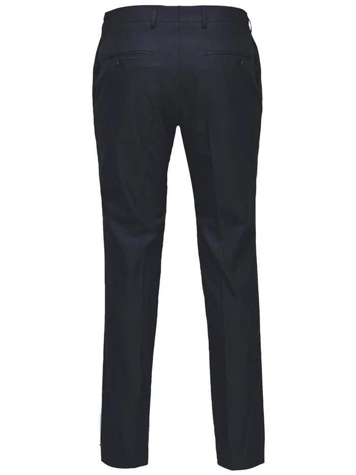 Tailoring JACK and JONES Mens CLASSIC SLIM FIT SUIT PANTS Blue Dark Navy For Sale