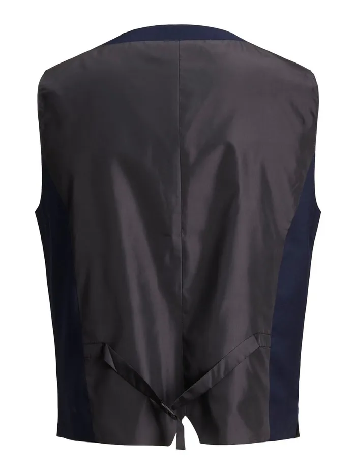Tailoring JACK and JONES Mens TAILORED WAISTCOAT Blue Dark Navy