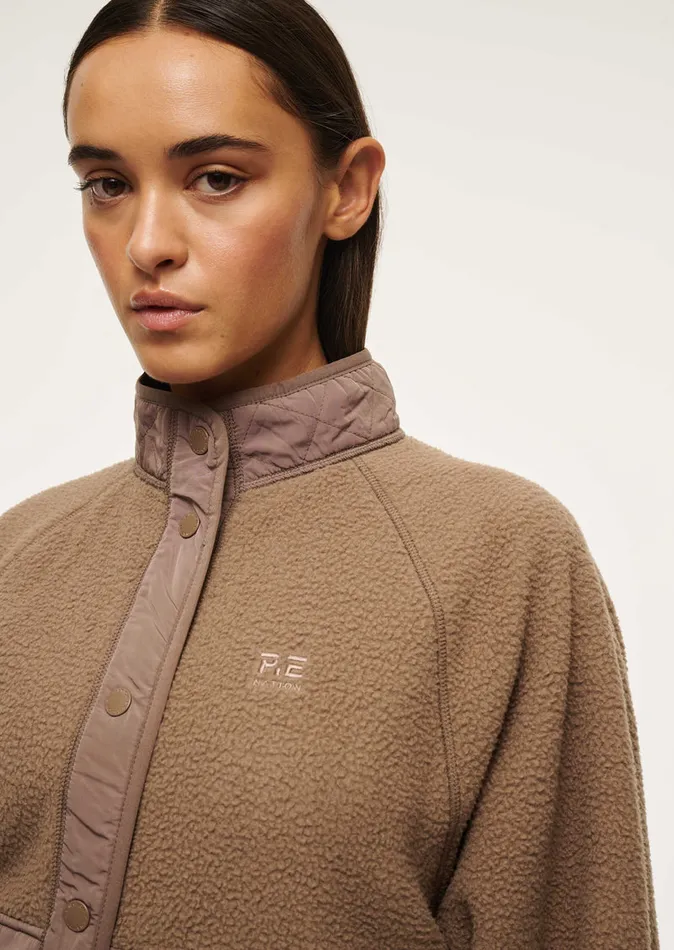 TECHNIQUE QUILT JACKET IN FOSSIL Jackets PE Nation Women
