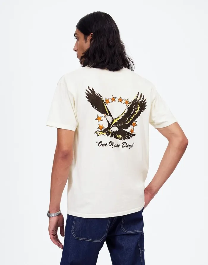 Tees Men Madewell One Of These Days Screaming Eagle Graphic Tee Bone