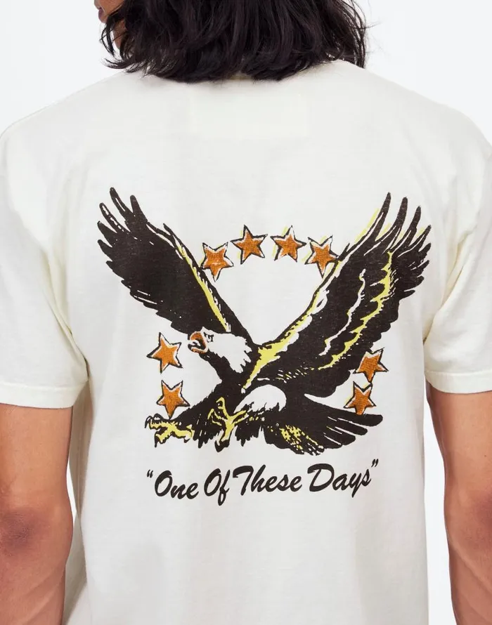 Tees Men Madewell One Of These Days Screaming Eagle Graphic Tee Bone