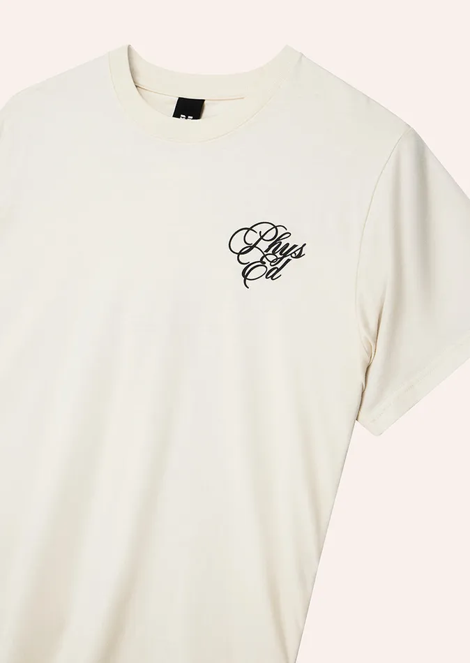 Tees PE Nation Women WARM UP SHORT SLEEVE TEE IN WHISPER WHITE