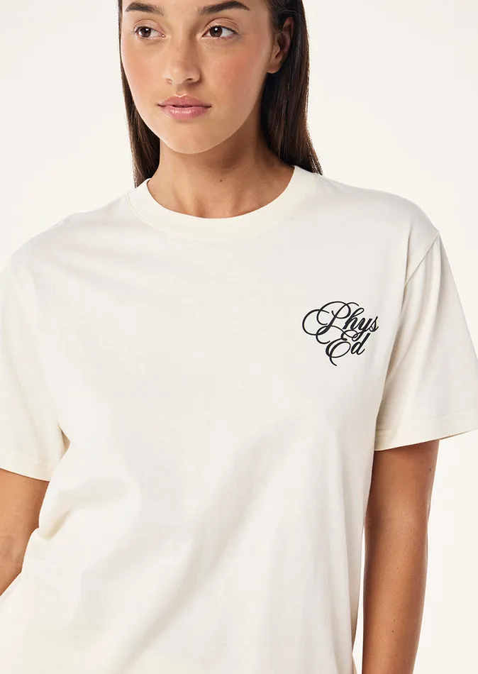 Tees PE Nation Women WARM UP SHORT SLEEVE TEE IN WHISPER WHITE