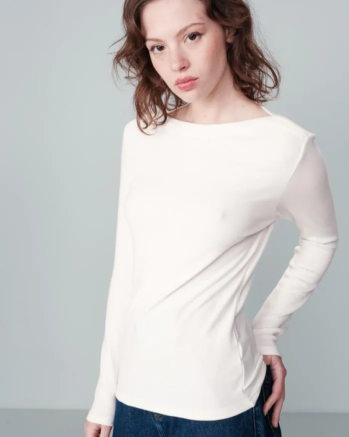 TEESHIRT ECRU NOUS Shop Grace and Mila LongSleeves Tshirts