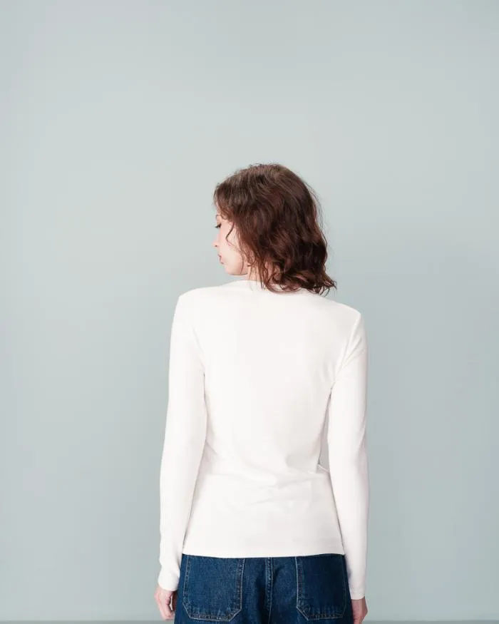 TEESHIRT ECRU NOUS Shop Grace and Mila LongSleeves Tshirts