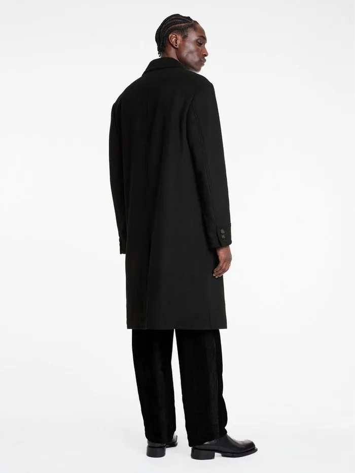 TERRY COAT Black Men John Varvatos Coats And Jackets