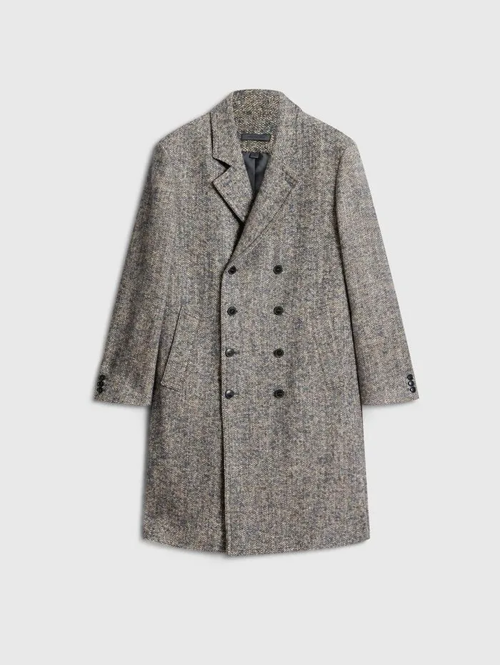TERRY COAT Powder Blue Men John Varvatos Coats And Jackets