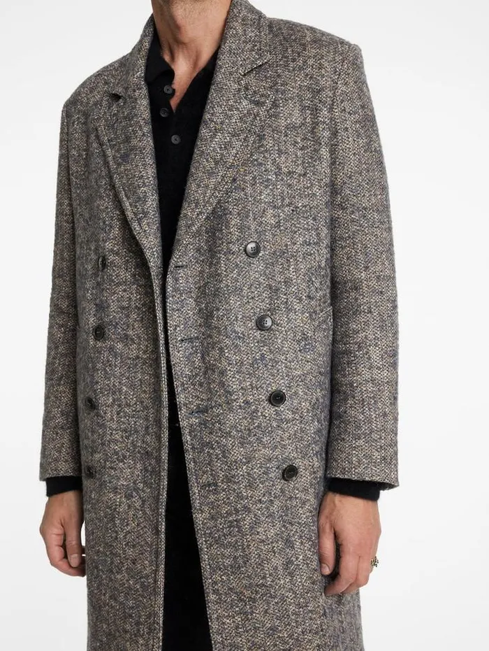 TERRY COAT Powder Blue Men John Varvatos Coats And Jackets
