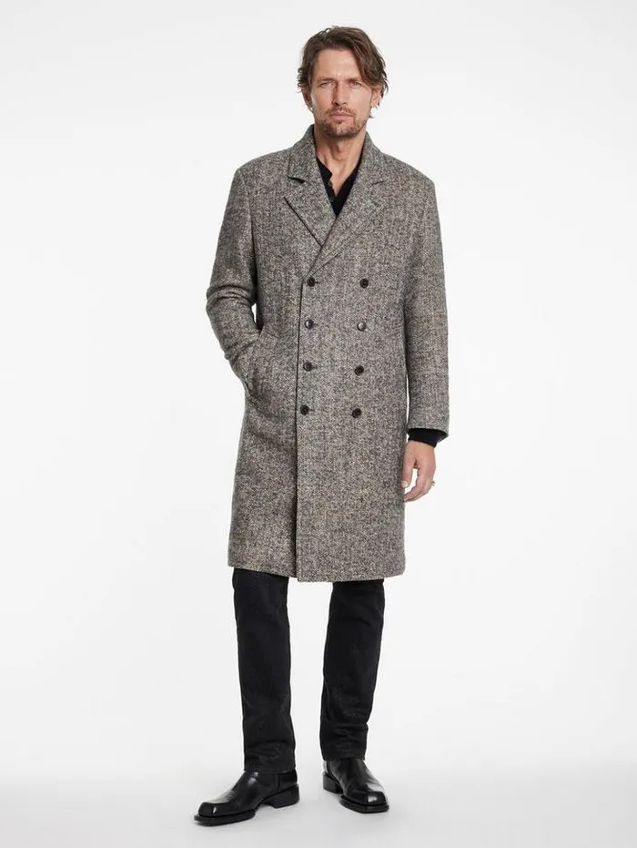 TERRY COAT Powder Blue Men John Varvatos Coats And Jackets