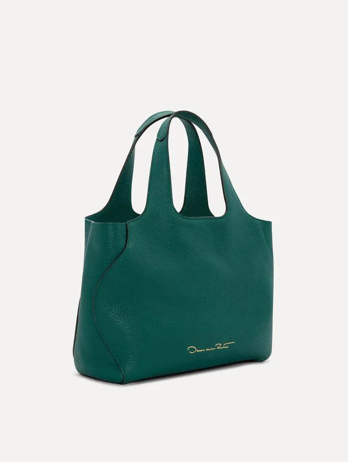 The Mini Topaz Bottle Green Women Oscar De La Renta Signature Handbags The Mini Topaz Bottle Green Women Oscar De La Renta Signature Handbags