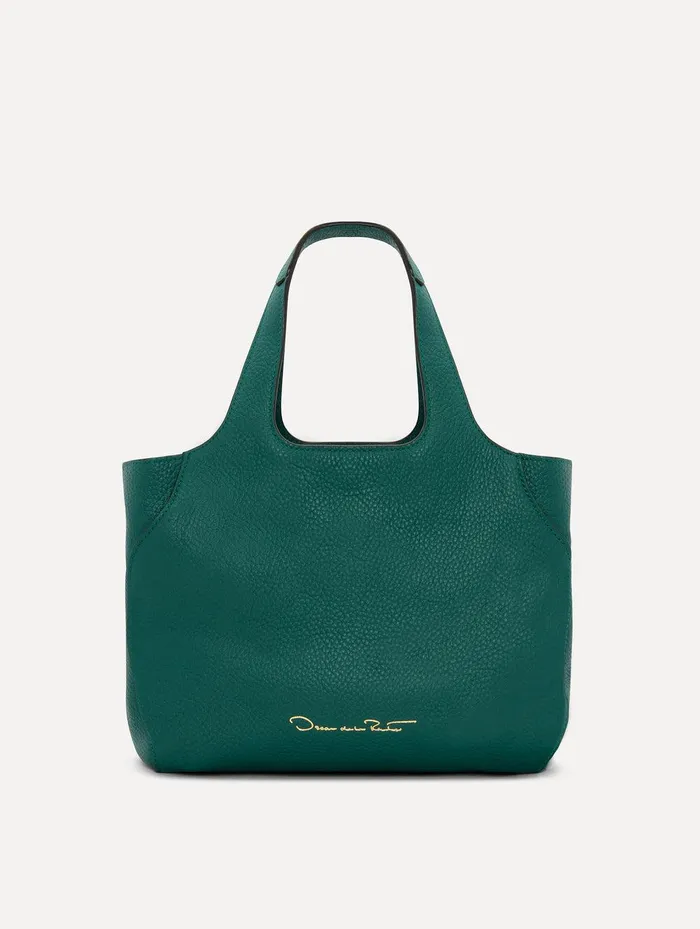 The Mini Topaz Bottle Green Women Oscar De La Renta Signature Handbags The Mini Topaz Bottle Green Women Oscar De La Renta Signature Handbags