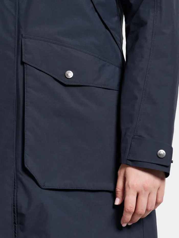 Thelma Parka Dark Night Blue Women Didriksons Parkas
