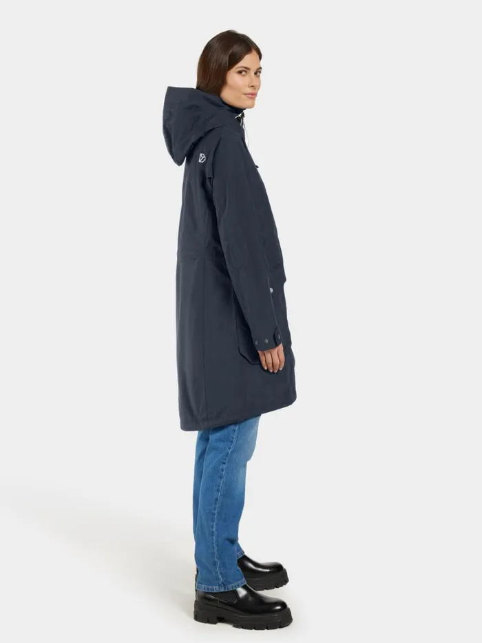 Thelma Parka Dark Night Blue Women Didriksons Parkas