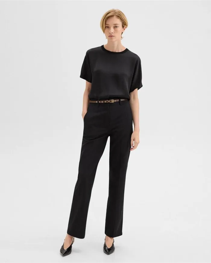 Theory Belt In Leather Date Women Belts