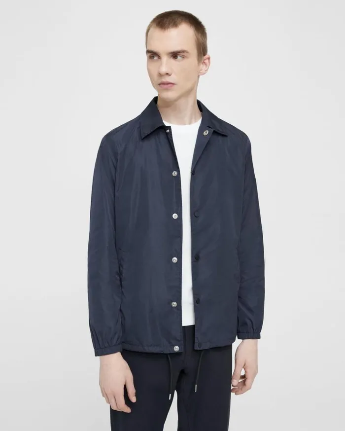 Theory Coach039s Jacket In Nylon Baltic Men Blazers Jackets