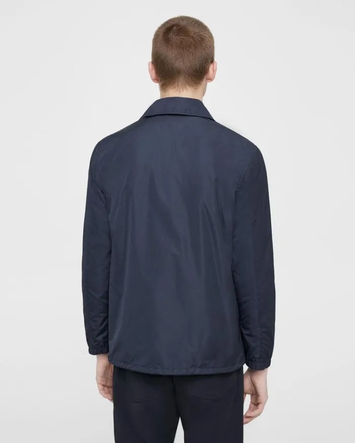 Theory Coach039s Jacket In Nylon Baltic Men Blazers Jackets Theory Coach039s Jacket In Nylon Baltic Men Blazers Jackets