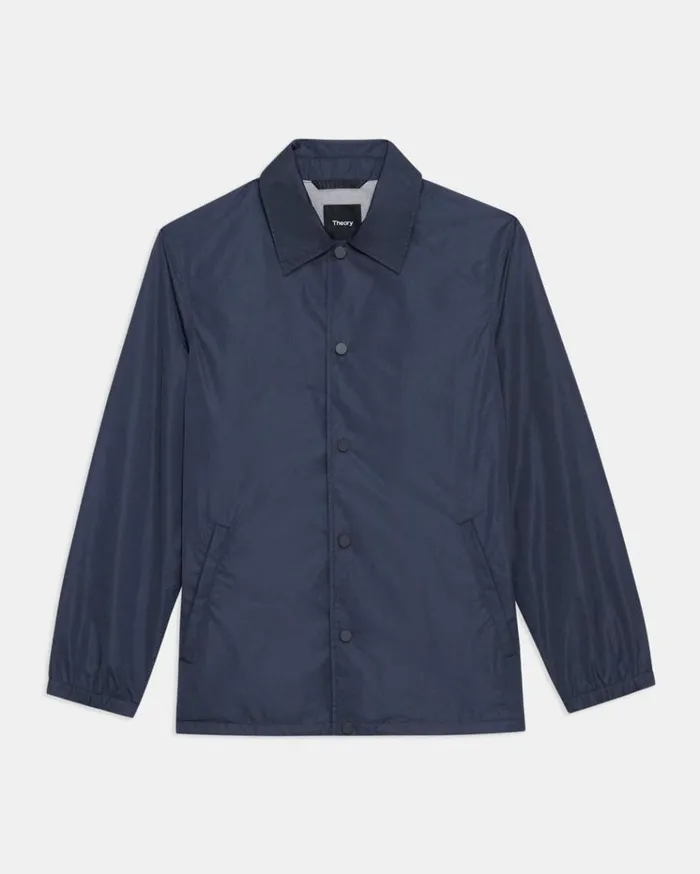 Theory Coach039s Jacket In Nylon Baltic Men Blazers Jackets Theory Coach039s Jacket In Nylon Baltic Men Blazers Jackets
