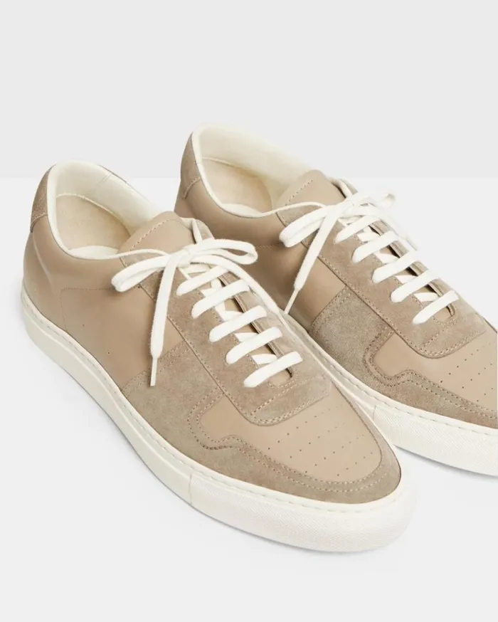 Theory Common Projects Mens BBall LowTop Sneakers Tan Men Shoes Theory Common Projects Mens BBall LowTop Sneakers Tan Men Shoes